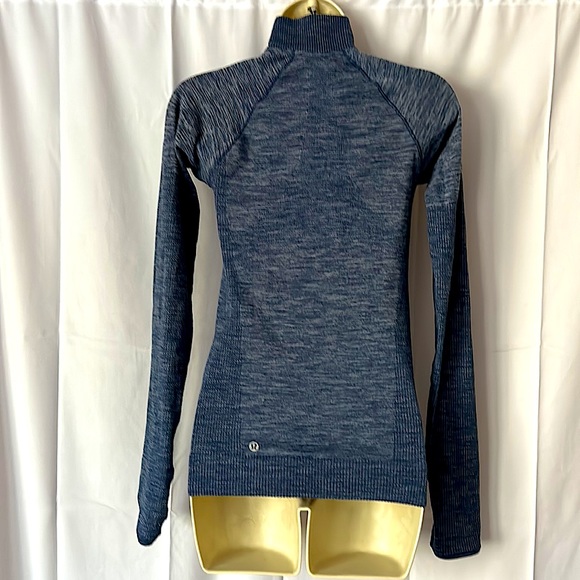 Lululemon Blue Long Sleeve Shirt Top **Size 4** - Picture 2 of 6